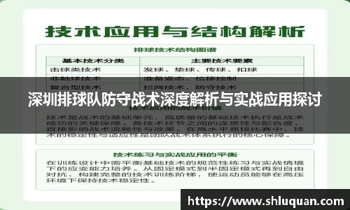 深圳排球队防守战术深度解析与实战应用探讨
